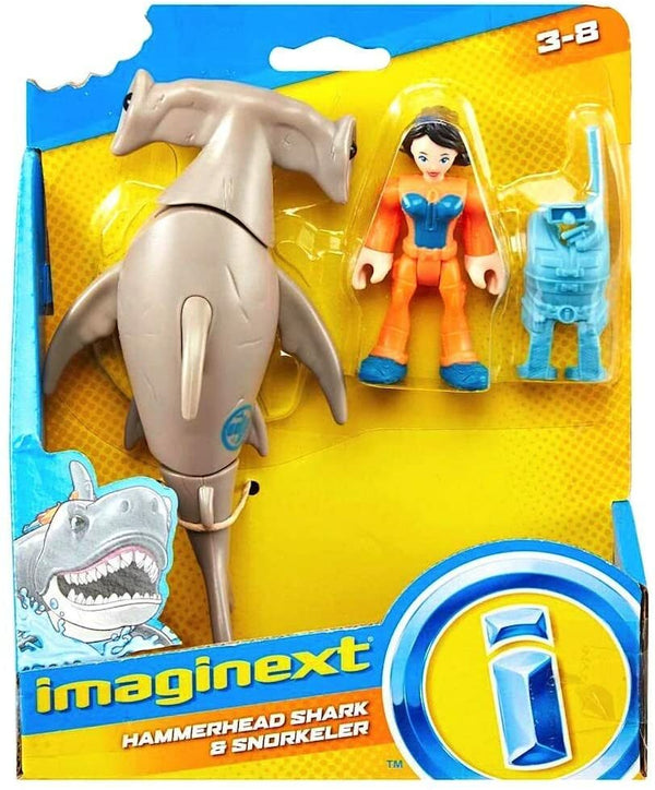 Imaginext Hammerhead Shark & Snorkeler Adventure Figure Set