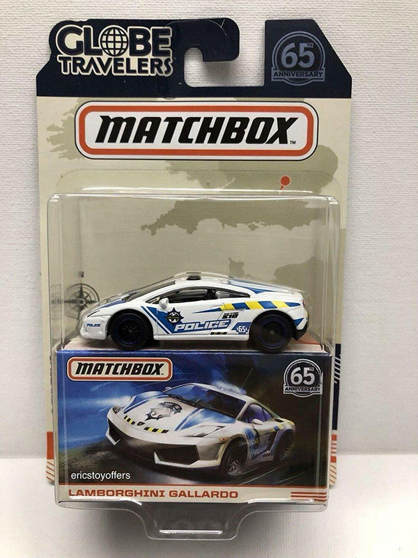 Matchbox 2018 Globe Travelers Limited Edition Gallardo Police Die-Cast