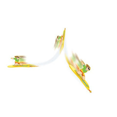 Diggin Sky Squad Surfer Flying Foam Toy | Launches Up to 50 Feet