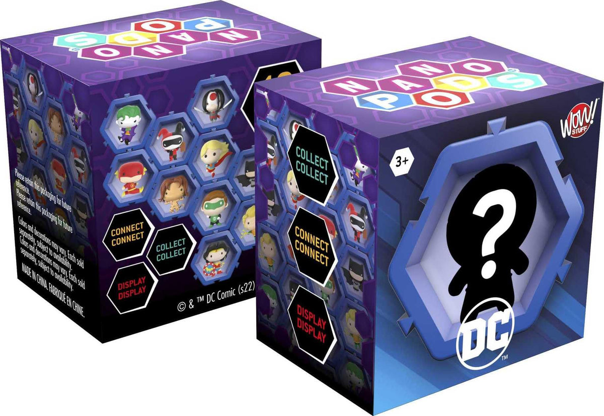 Mattel NANO PODS DC Universe Connectable Surprise Character Figures