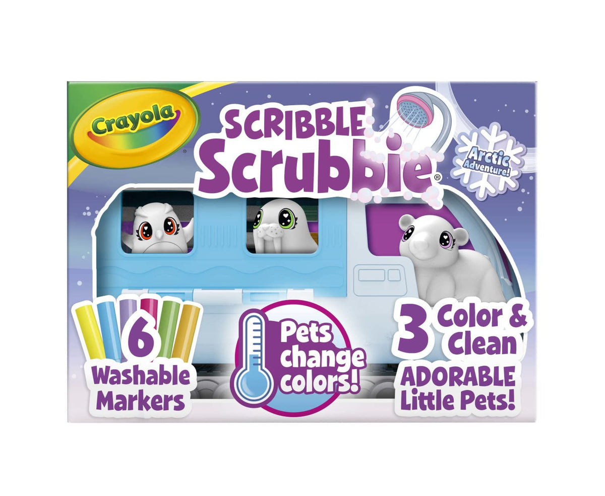Crayola Scribble Scrubbie Arctic Snow Explorer Pet Set