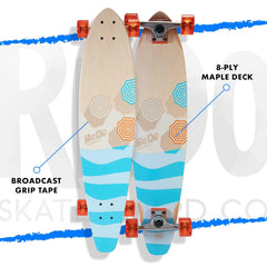 ReDo 34.5" San Diego Umbrellas Complete Longboard