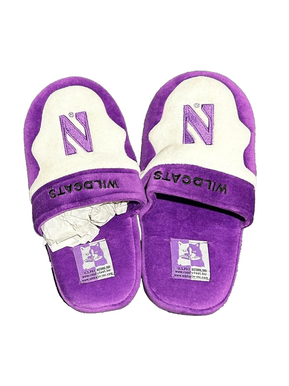 Wildcats Slippers – Cozy Fan Footwear | Size M