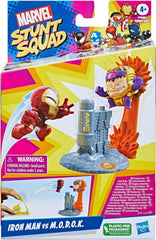 Hasbro Marvel Stunt Squad Iron Man vs. M.O.D.O.K. Launch & Crash Playset