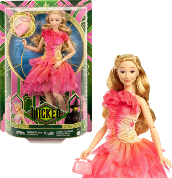 Mattel Wicked Glinda Fashion Doll with Blonde Hair & Ballroom