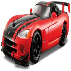 Bburago 1:24 Dodge Viper SRT10 ACR Die-Cast Model | Metallic Red