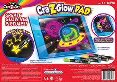 Cra-Z-Art CRA-Z-Glow Pad Magic Light-Up Drawing Screen with Markers
