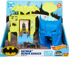 Hot Wheels City Batman Repair Bunker Playset with Villains & Action