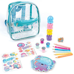 3C4G Seas The Day Stationery Set – Ocean Mini Backpack Kit