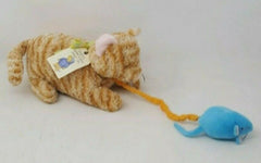 North American Bear Pull Tunes Cat & Mouse Hickory Dickory Dock Plush