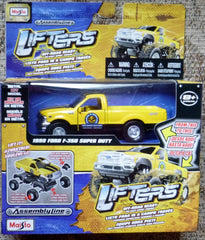 Lifters 1999 Ford F-350 Super Duty Yellow Metal Model Kit