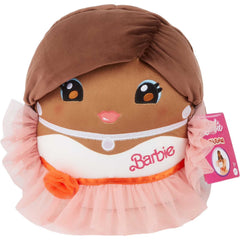 Barbie Cuutopia Plush Doll – 10-Inch Soft Pillow Figure in Peach Gown