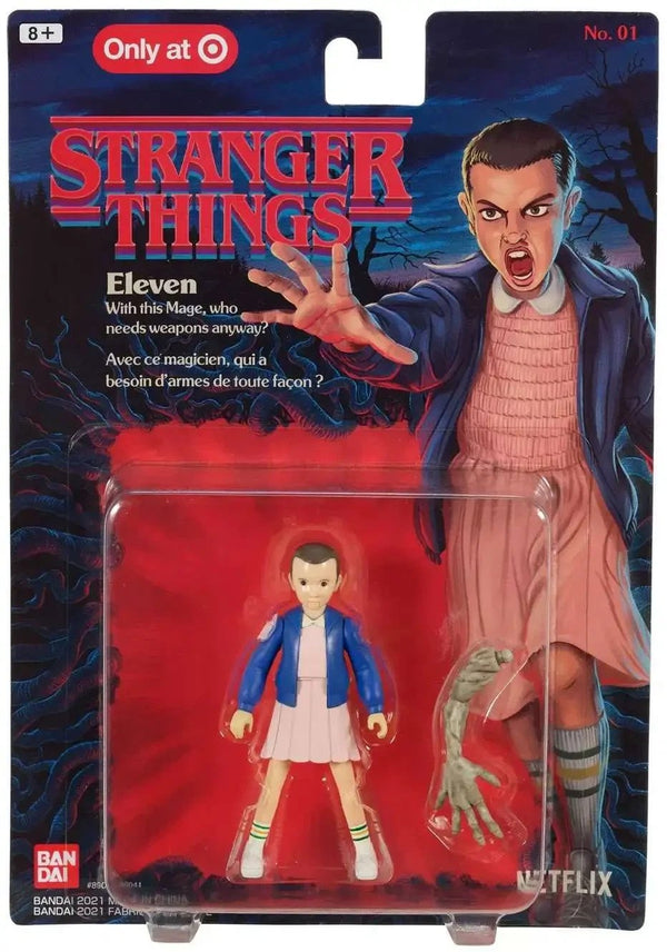 Bandai Stranger Things Eleven 4-Inch Action Figure with Retro Packaging
