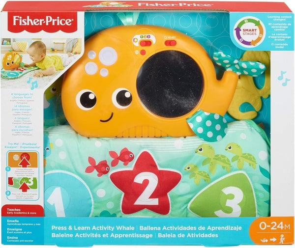 Fisher-Price Press & Learn Activity Whale Ocean Playmat