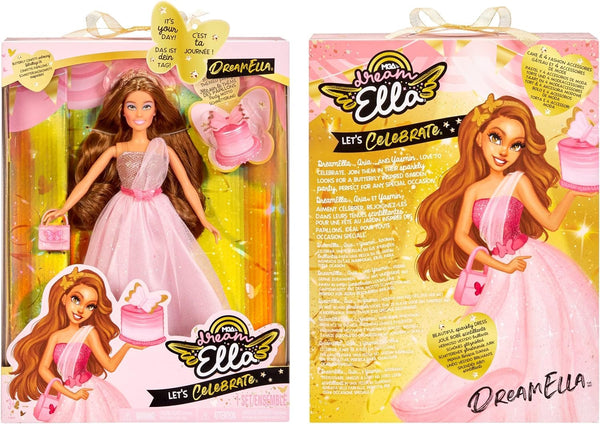 Dream Ella Let's Celebrate 11.5" Brunette Fashion Doll
