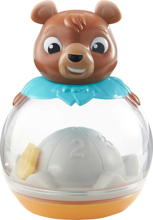 Mattel Games Buzzy Bear Cooperative Kids Game for 2 to 4 Players 3 Years Old & Up with 3 Levels of Play