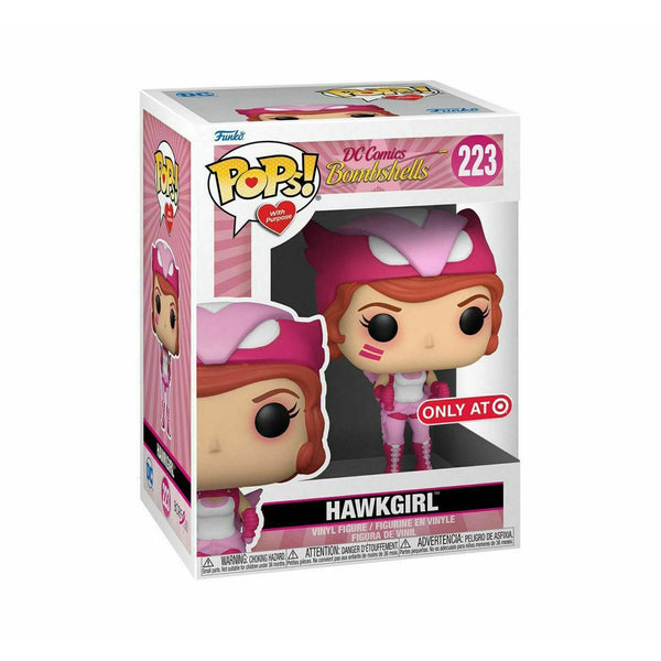 Funko POP! DC Bombshells Hawkgirl – Breast Cancer Awareness Edition