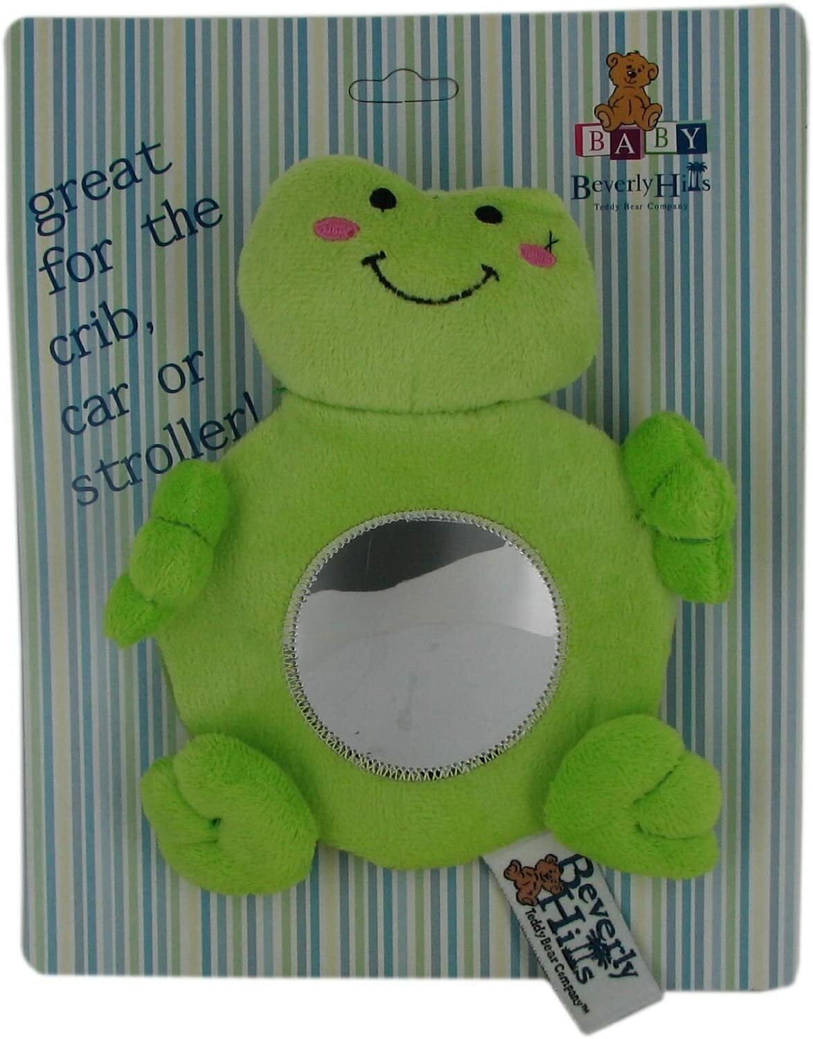 Beverly Hills Teddy Bear Co. Frog Baby Mirror Plush Toy