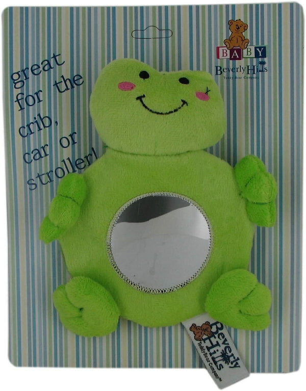 Beverly Hills Teddy Bear Co. Frog Baby Mirror Plush Toy