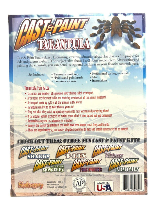 Skullduggery Cast & Paint Life-Size Tarantula Craft Kit