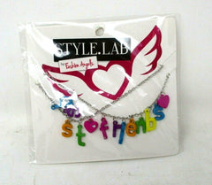 Fashion Angels Style Lab Best Friends Letter Necklaces Set