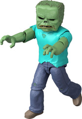 Mattel Minecraft Zombie Posable Action Figure & Accessories Set