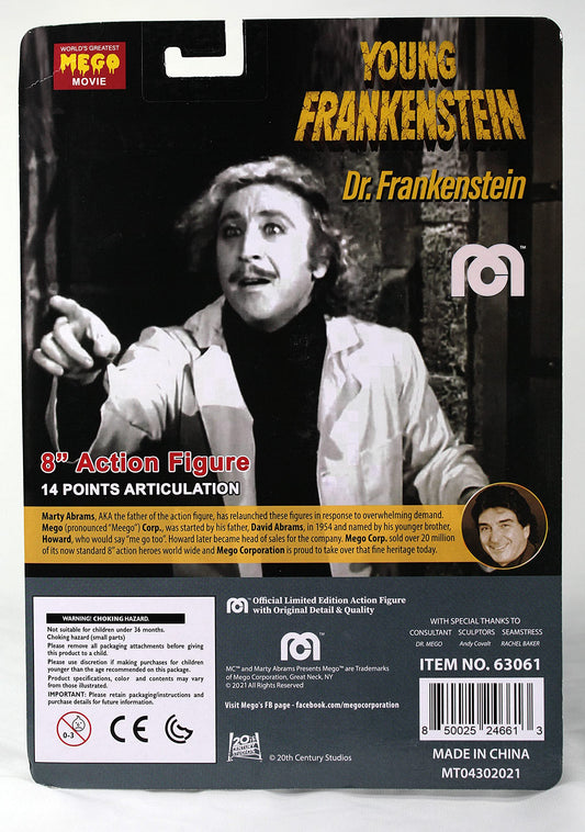 Mego Horror Young Frankenstein: Dr. Frankenstein 8" Action Figure Multicolor