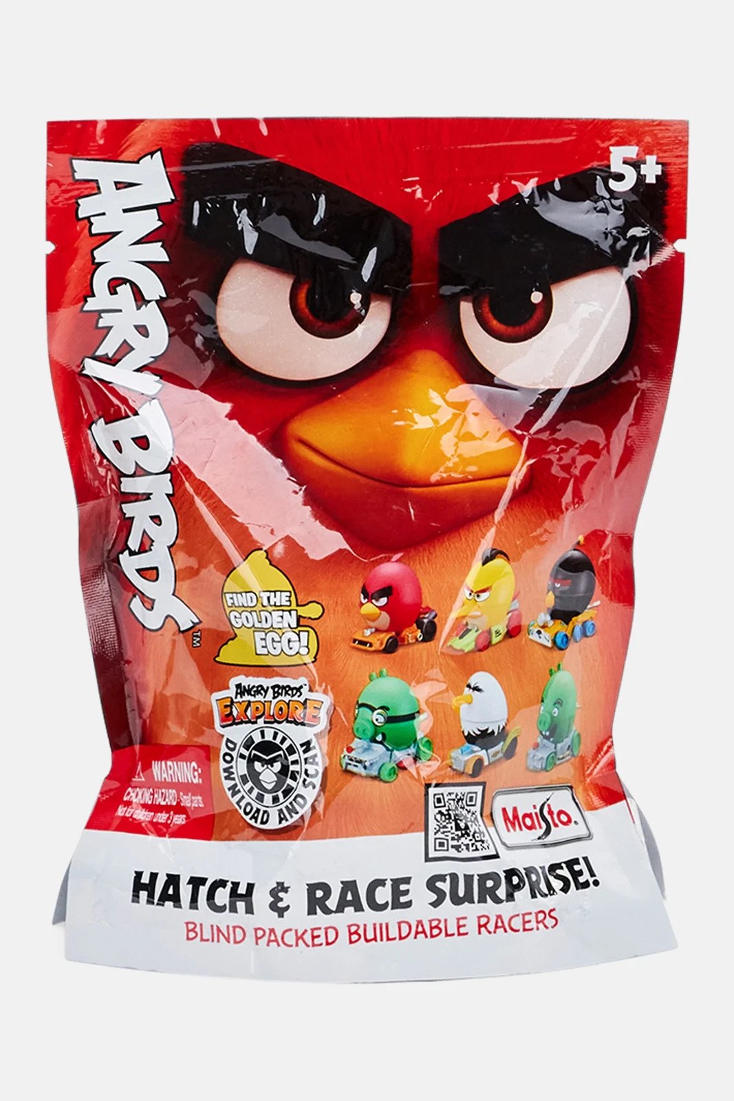Angry Birds Hatch & Race Blind Pack – Build & Race Egg Capsule