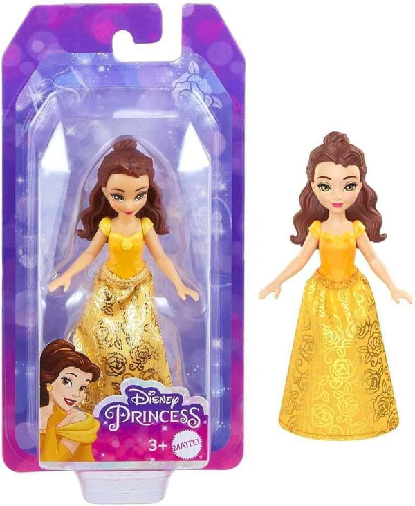 Mattel Disney Princess Belle Small Doll – Poseable 9cm