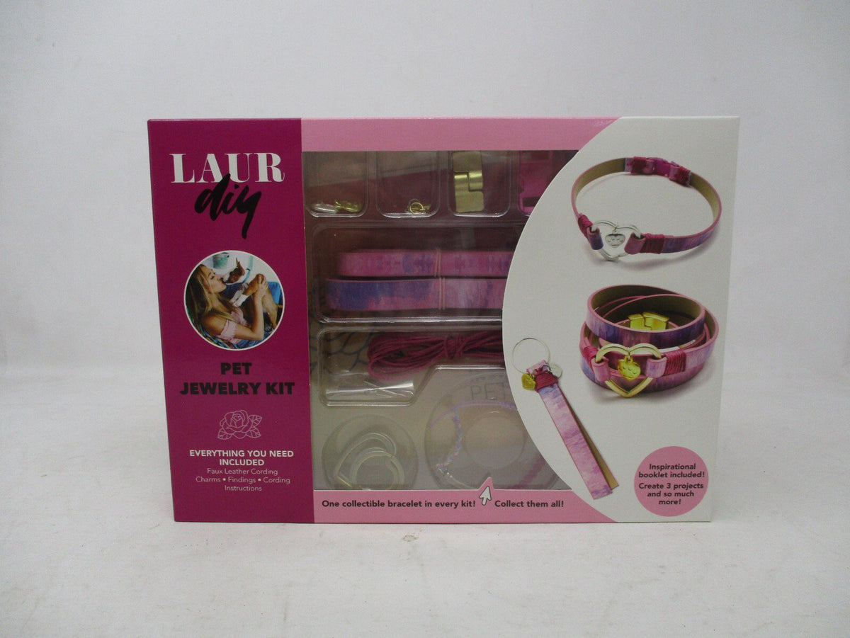 LAURdiy Pet Jewelry Kit – DIY Beaded Bracelet & Charm Set