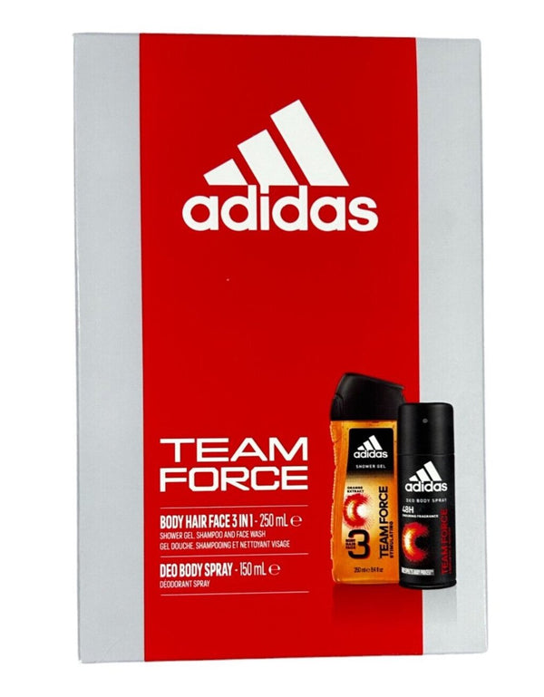 Adidas Team Force 2-Pack Gift Set | Body Spray & Body Wash