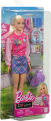 Barbie I Love School Doll & Accessories 7-Piece Set