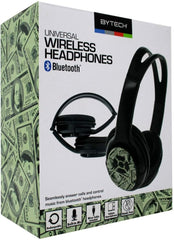 Bytech Dollar Bills Wireless Bluetooth Over-Ear Headphones