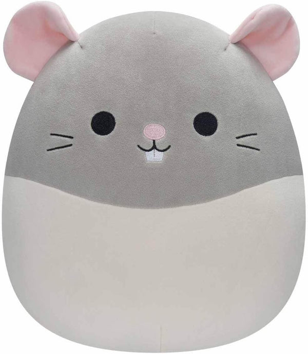 Squishmallows Grey & White Rat Plush Toy 30cm