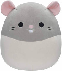 Squishmallows Grey & White Rat Plush Toy 30cm