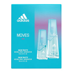 Adidas Moves For Her Eau de Toilette Gift Set – 2-Piece