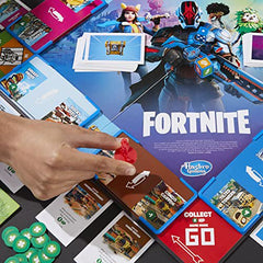 Hasbro Monopoly Fortnite Flip Edition Board Game for 4 Players