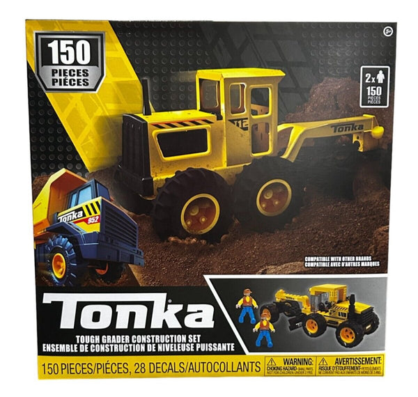 Tonka Tough Grader Construction Set — 150-Piece Building Kit
