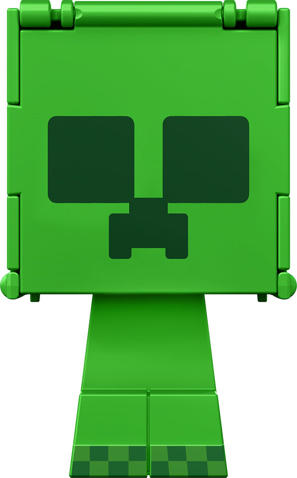 Mattel Minecraft Flippin' Figs 2-in-1 Fidget Figures, 3.75-in