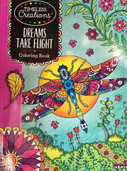 Cra-Z-Art Dreams Take Flight Adult Coloring Book – 64 Pages