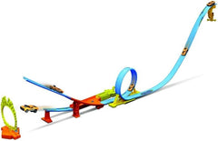 Maisto Fresh Metal Loop & Launch Stunt Track Set with Die-Cast Car