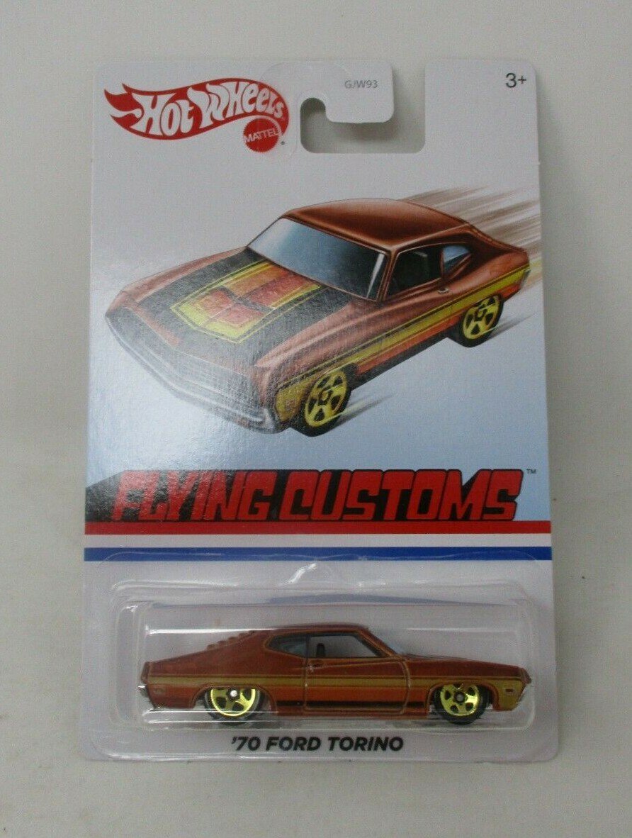 Hot Wheels Flying Customs '70 Ford Torino 1:64 Die-Cast Car