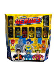 Action Heroes Set of 8 Collectible Superhero Figurines | Ages 8+