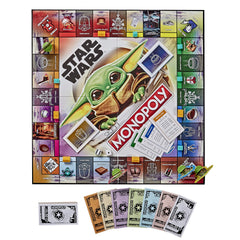 Hasbro Monopoly: The Mandalorian Edition Bilingual Board Game