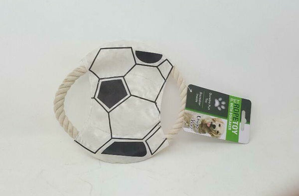 Unique Petz Dog Rope Toy – Soccer Ball Design for Active Dogs