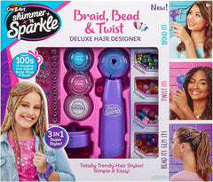 Cra-Z-Art Shimmer 'n Sparkle Deluxe Braid & Bead Hair Designer