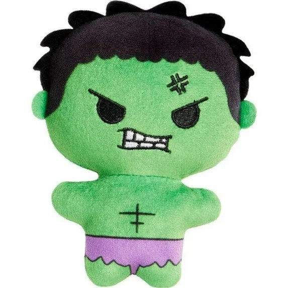 Mattel Marvel Moodiverse Hulk Mini Plush — Mad Expression, 4-Inch