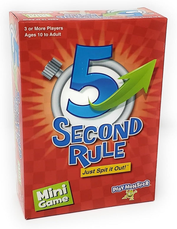 PlayMonster 5 Second Rule Mini Game — Fast-Talking Party Game