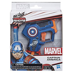 NERF MicroShots Marvel Captain America Mini Blaster