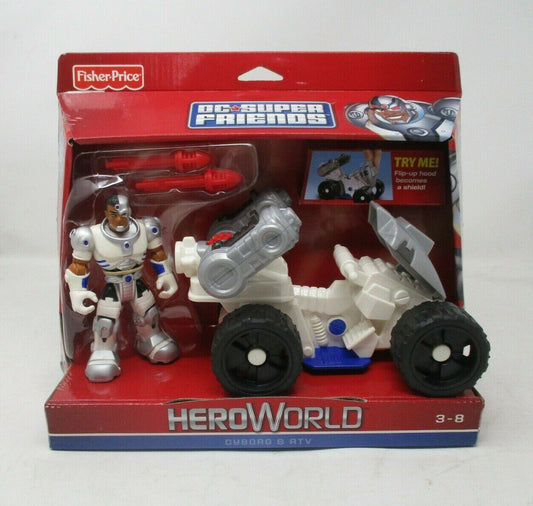 Fisher-Price Hero World DC Super Friends Cyborg & ATV